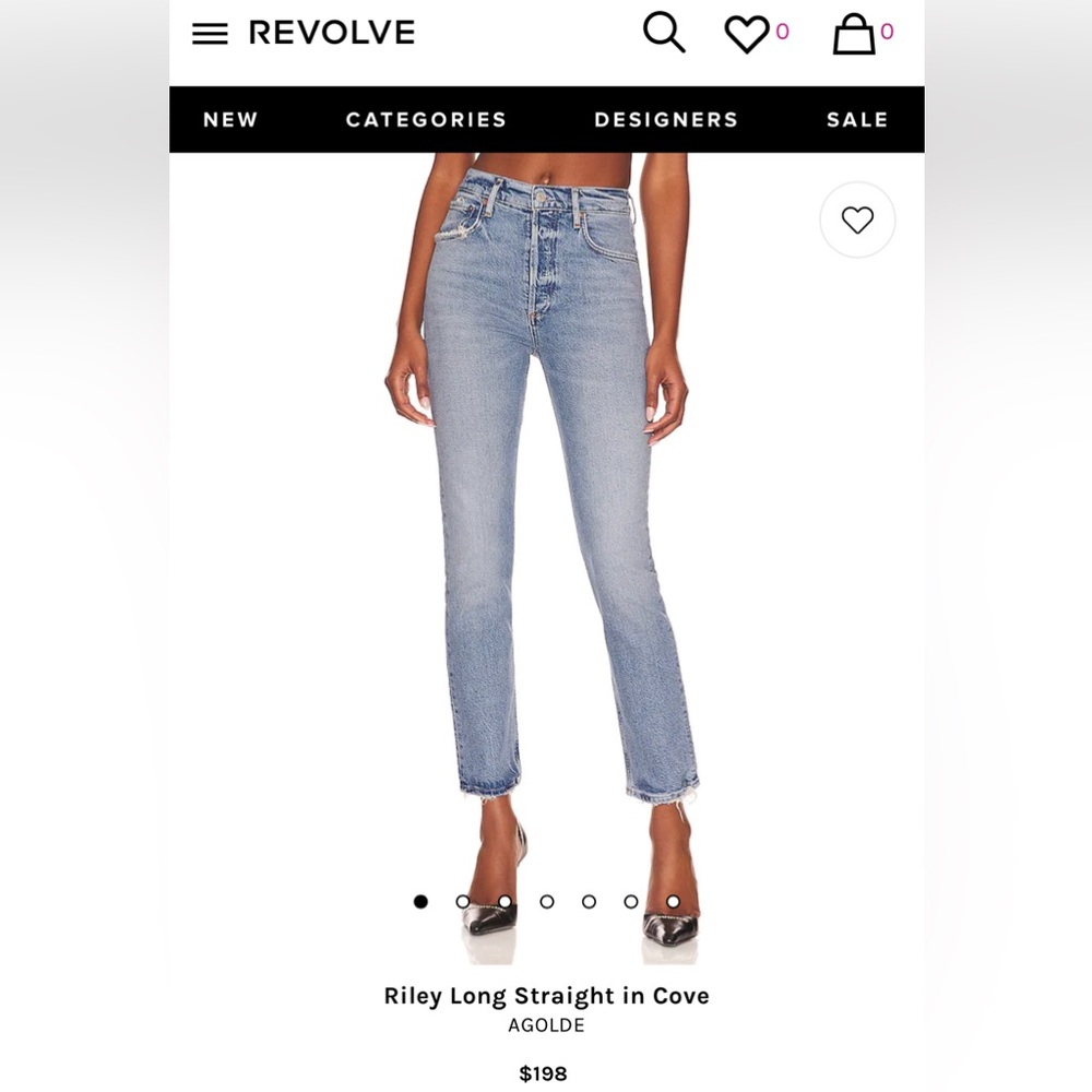 Agolde Riley Long Jeans